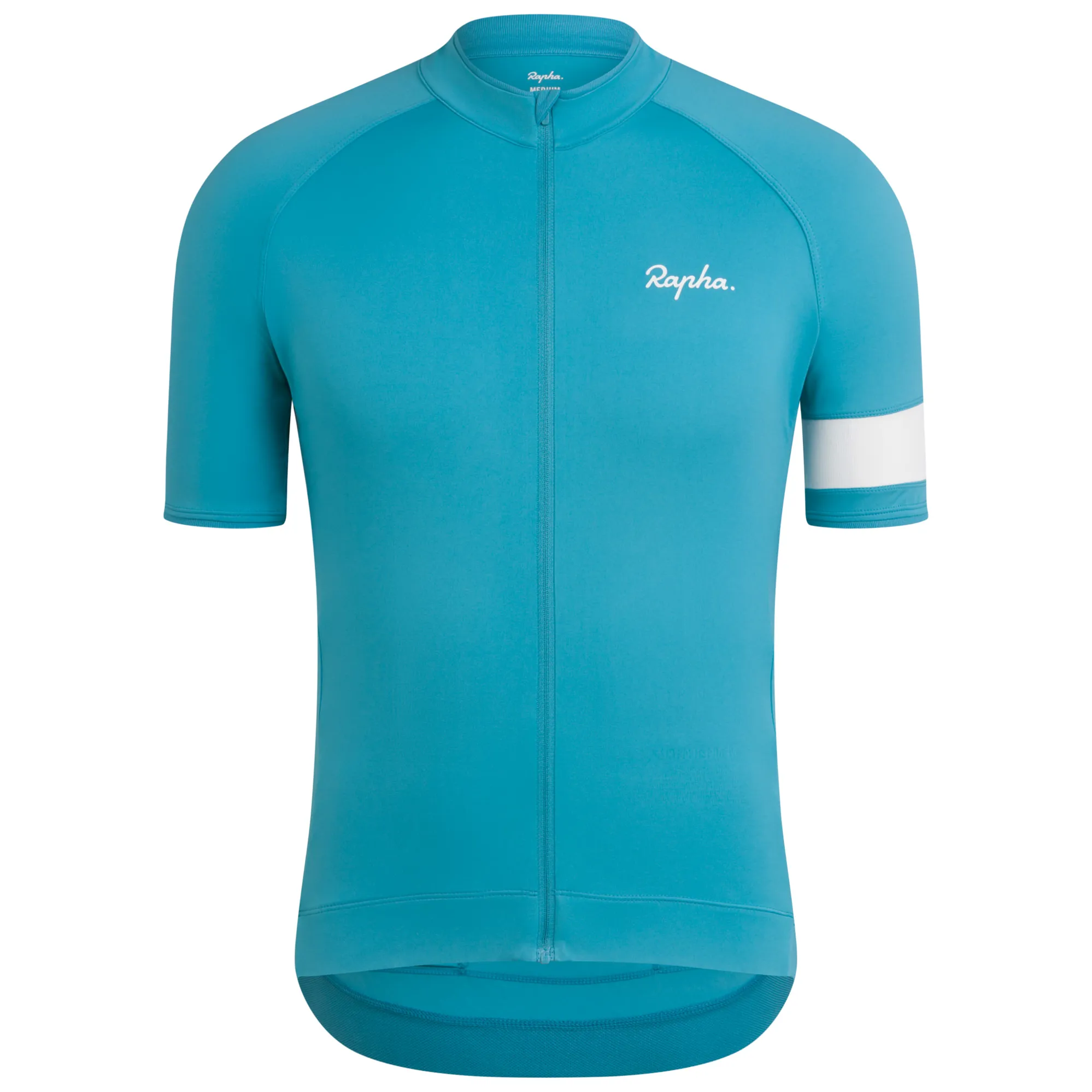 Rapha Core Jersey in Teal and White